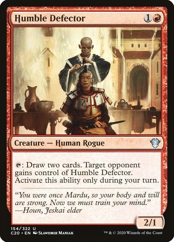 Magic: The Gathering MTG Single Humble Defector [Commander 2020]