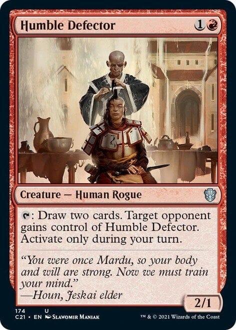 Magic: The Gathering MTG Single Humble Defector [Commander 2021]