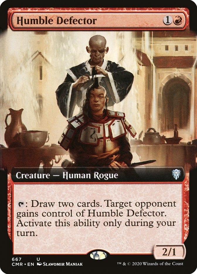 Magic: The Gathering MTG Single Humble Defector (Extended) [Commander Legends Extended]