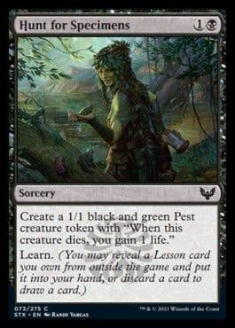 Magic: The Gathering MTG Single Hunt for Specimens [Strixhaven: School of Mages]