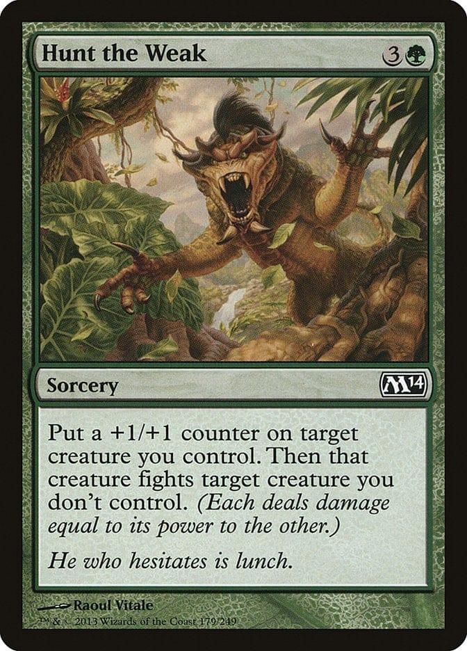 Magic: The Gathering MTG Single Hunt the Weak [Magic 2014]