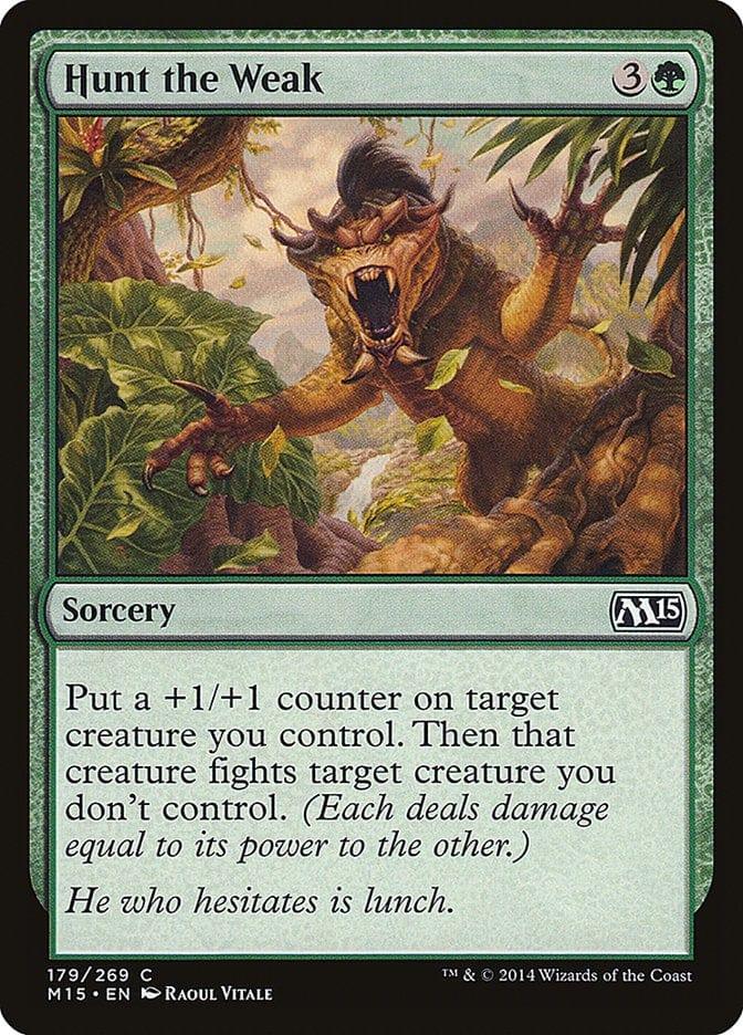 Magic: The Gathering MTG Single Hunt the Weak [Magic 2015]