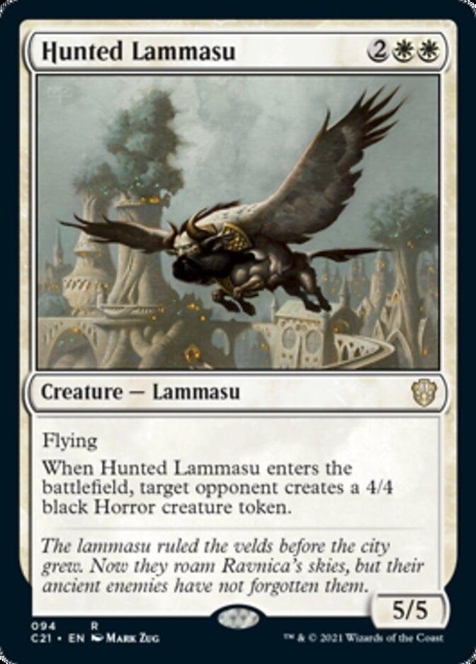 Magic: The Gathering MTG Single Hunted Lammasu [Commander 2021]