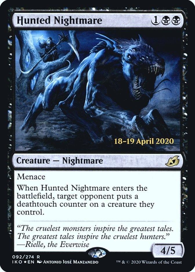 Magic: The Gathering MTG Single Hunted Nightmare  [Ikoria: Lair of Behemoths Prerelease Promos]