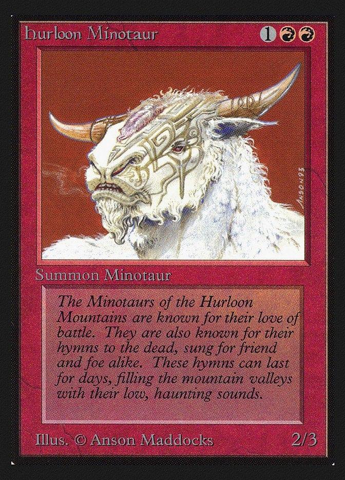 Magic: The Gathering MTG Single Hurloon Minotaur [Collectors’ Edition]