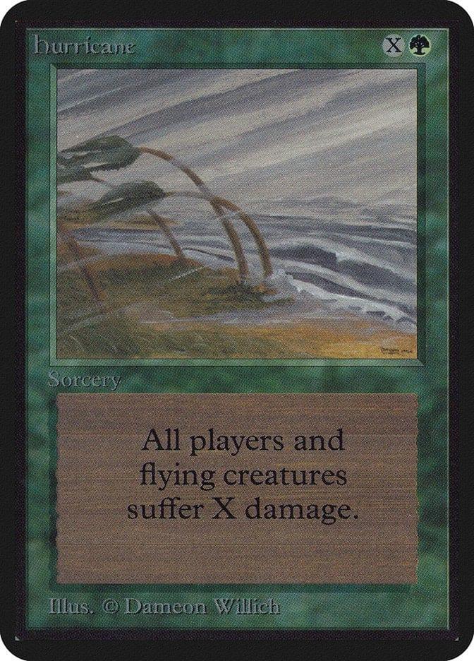 Magic: The Gathering MTG Single Hurricane [Limited Edition Alpha]