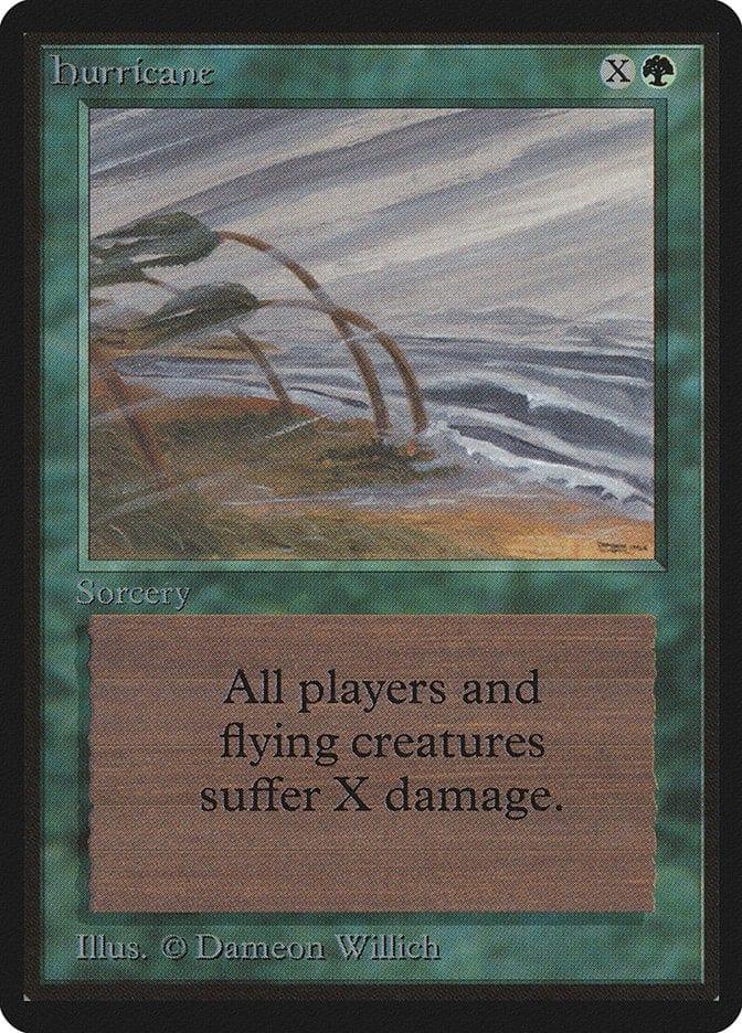 Magic: The Gathering MTG Single Hurricane [Limited Edition Beta]