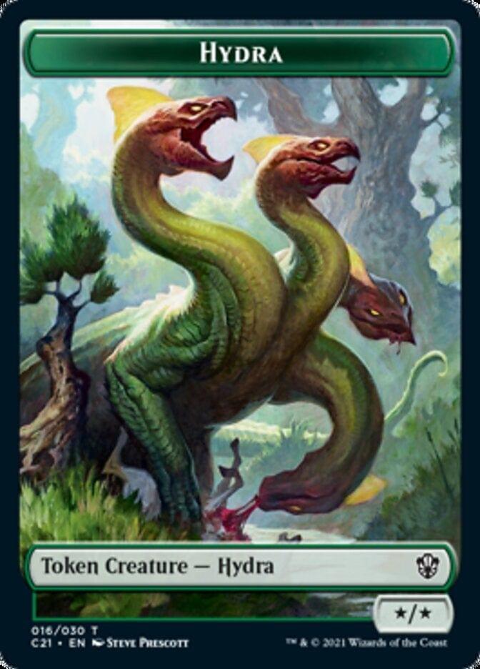 Magic: The Gathering MTG Single Hydra // Boar Token [Commander 2021 Tokens]
