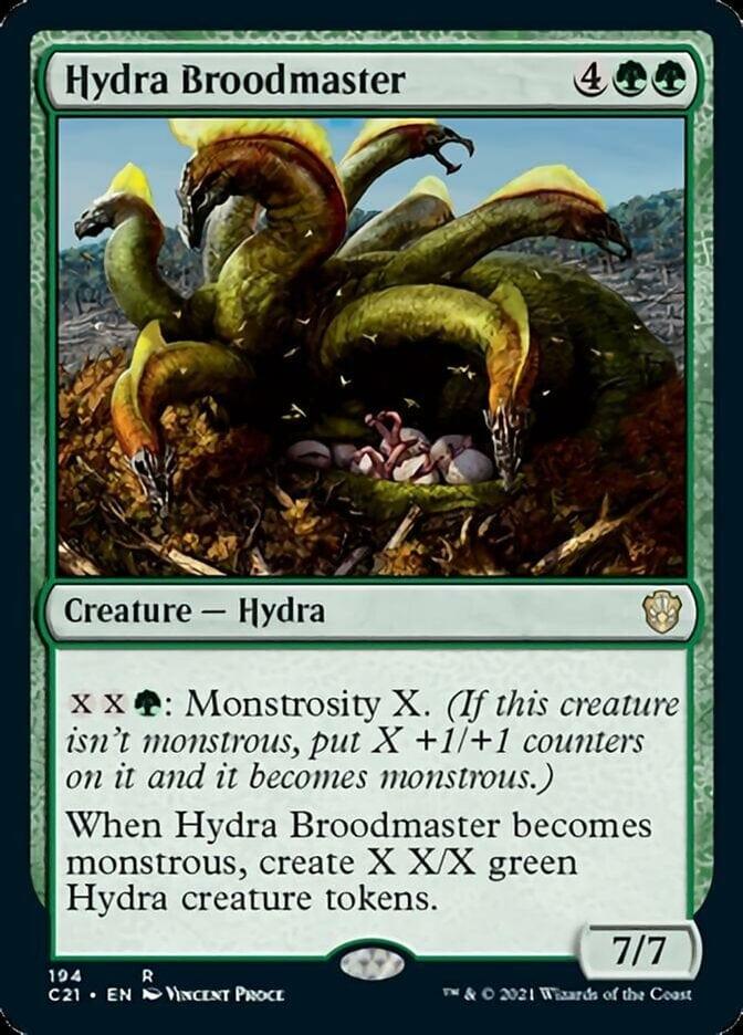 Magic: The Gathering MTG Single Hydra Broodmaster [Commander 2021]