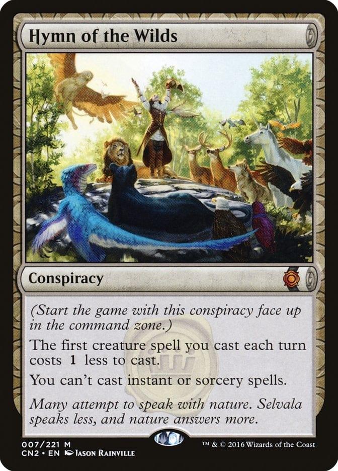 Magic: The Gathering MTG Single Hymn of the Wilds [Conspiracy: Take the Crown]