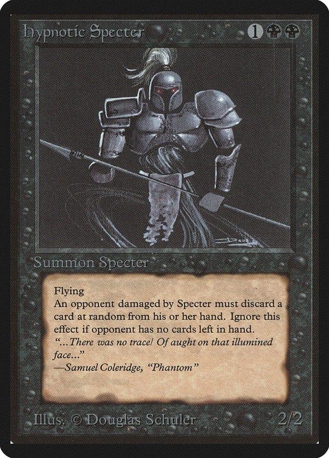 Magic: The Gathering MTG Single Hypnotic Specter [Limited Edition Beta]