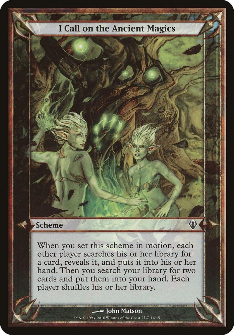 Magic: The Gathering MTG Single I Call on the Ancient Magics (Schemes) [Archenemy Schemes]