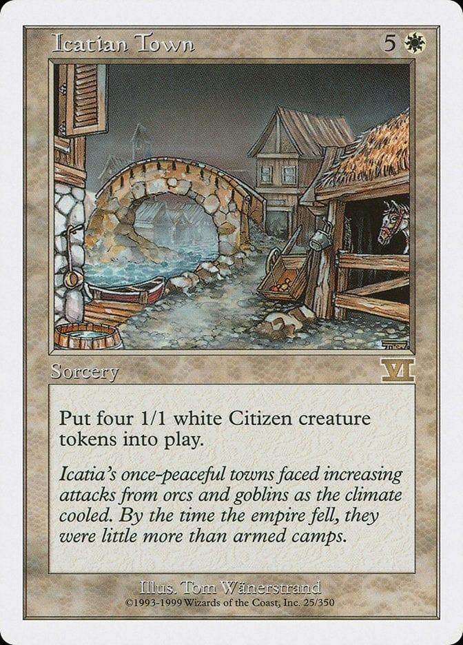 Magic: The Gathering MTG Single Icatian Town [Classic Sixth Edition]