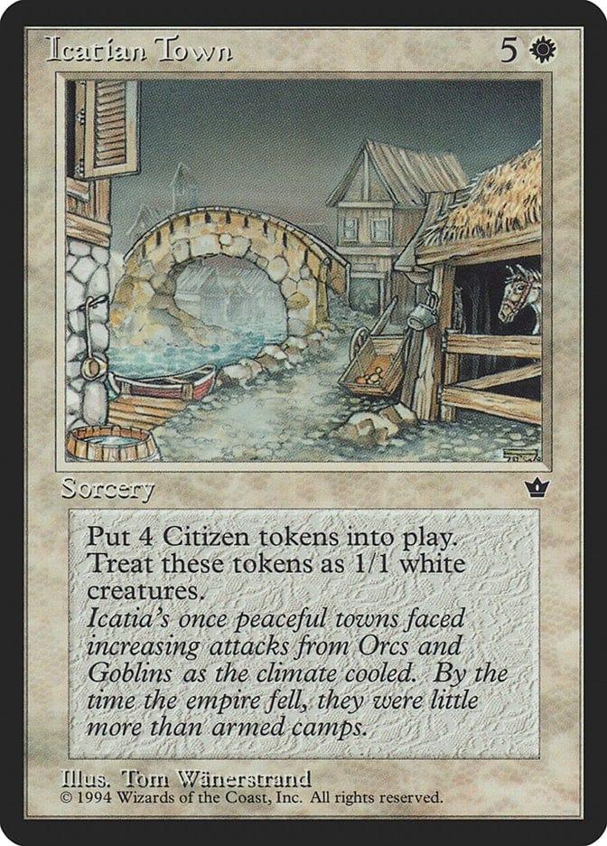 Magic: The Gathering MTG Single Icatian Town [Fallen Empires]