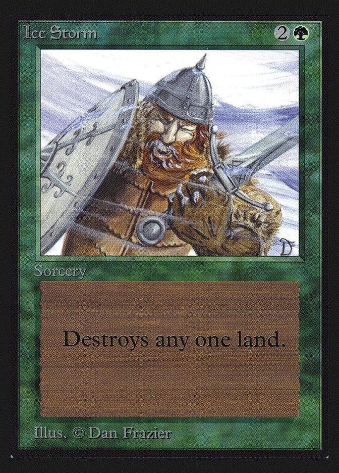 Magic: The Gathering MTG Single Ice Storm [International Collectors’ Edition]