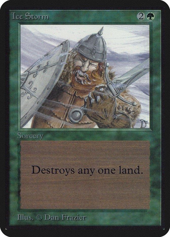 Magic: The Gathering MTG Single Ice Storm [Limited Edition Alpha]