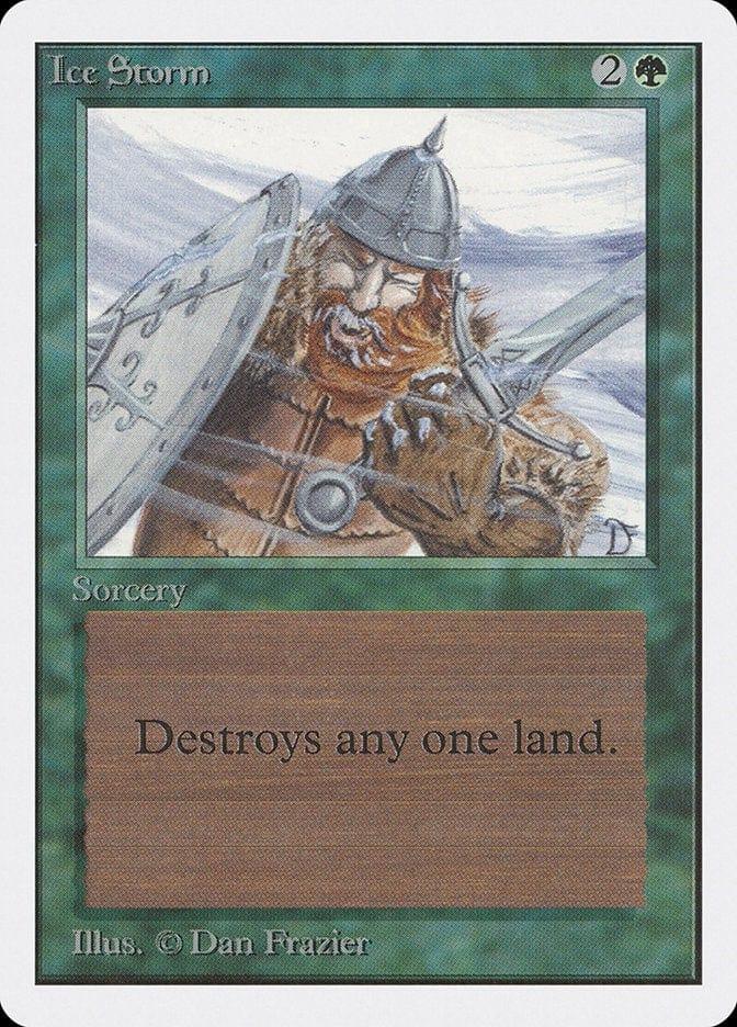Magic: The Gathering MTG Single Ice Storm [Unlimited Edition]