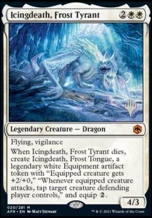Magic: The Gathering MTG Single Icingdeath, Frost Tyrant (Promo Pack) [Dungeons & Dragons: Adventures in the Forgotten Realms Promos]