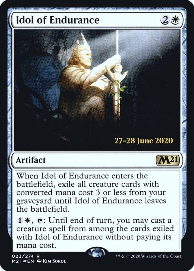 Magic: The Gathering MTG Single Idol of Endurance  [Core Set 2021 Prerelease Promos]