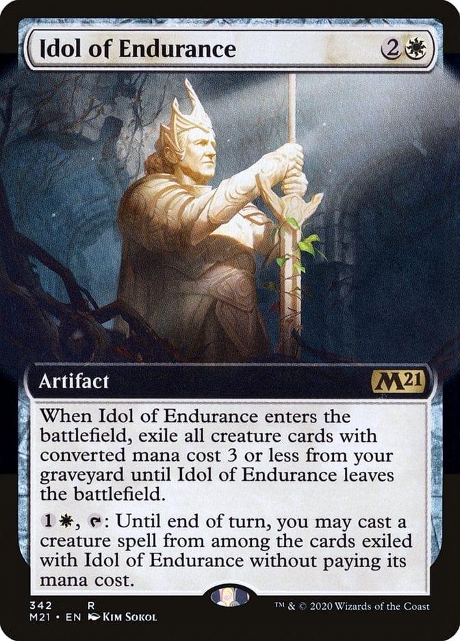 Magic: The Gathering MTG Single Idol of Endurance (Extended) [Core Set 2021]
