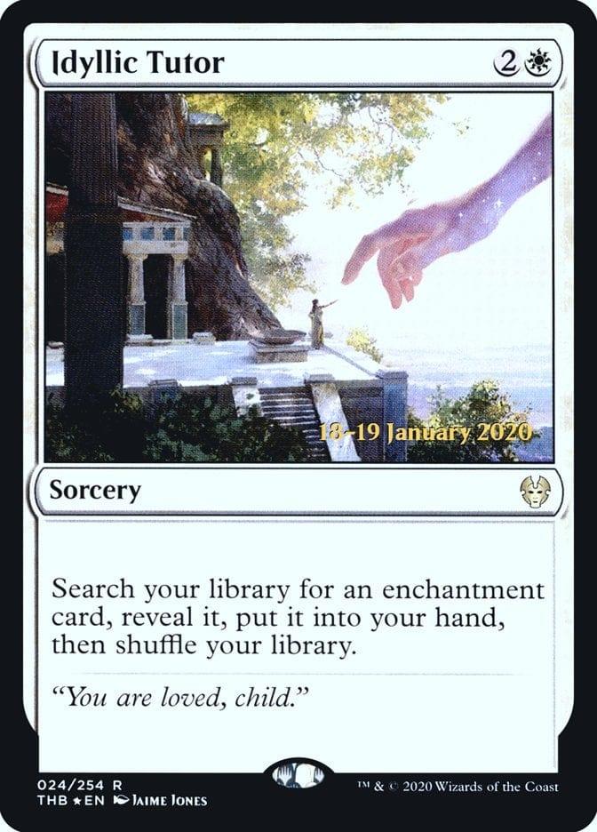 Magic: The Gathering MTG Single Idyllic Tutor [Theros Beyond Death Prerelease Promos]