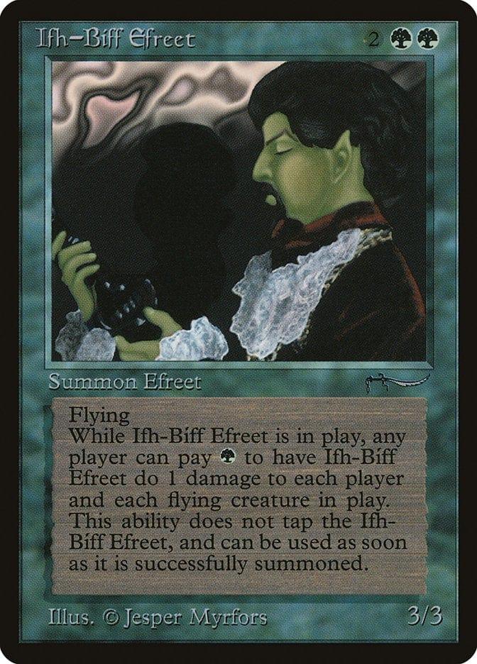 Magic: The Gathering MTG Single Ifh-Bíff Efreet [Arabian Nights]