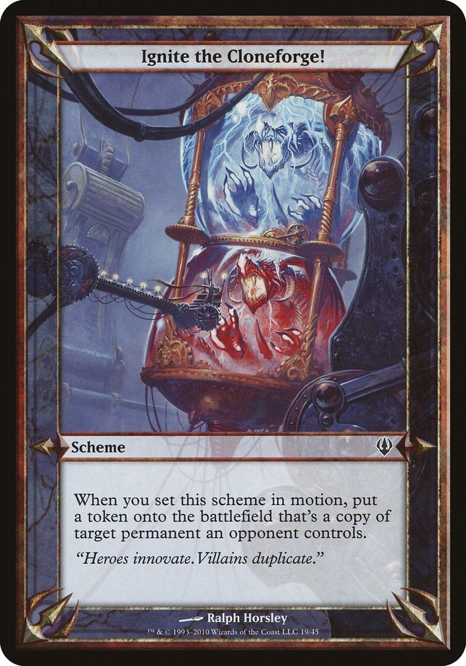 Magic: The Gathering MTG Single Ignite the Cloneforge! (Schemes) [Archenemy Schemes]