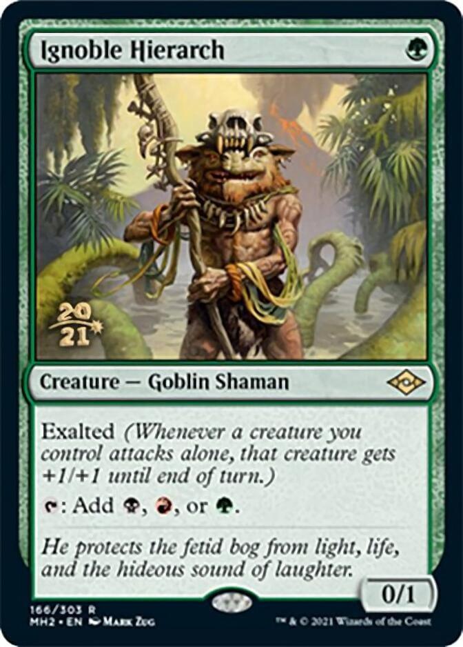 Magic: The Gathering MTG Single Ignoble Hierarch [Modern Horizons 2 Prerelease Promos]