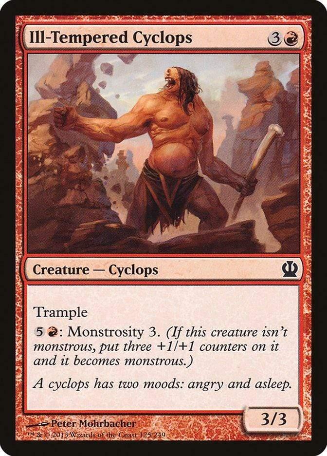 Magic: The Gathering MTG Single Ill-Tempered Cyclops [Theros]