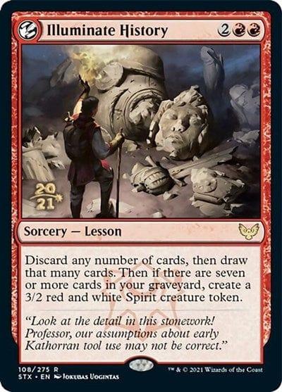 Magic: The Gathering MTG Single Illuminate History [Strixhaven: School of Mages Prerelease Promos]