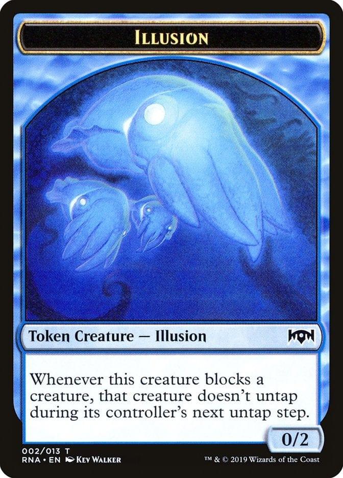 Magic: The Gathering MTG Single Illusion [Ravnica Allegiance Tokens]