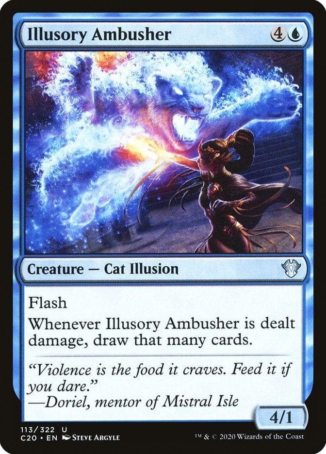 Magic: The Gathering MTG Single Illusory Ambusher [Commander 2020]