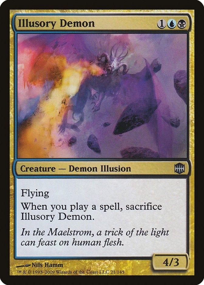 Magic: The Gathering MTG Single Illusory Demon [Alara Reborn]