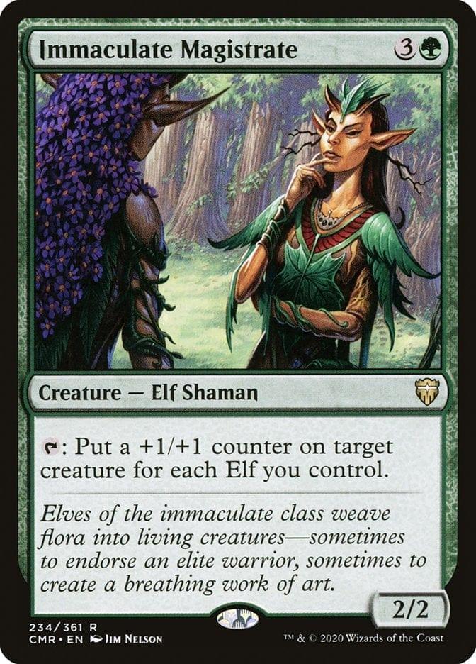 Magic: The Gathering MTG Single Immaculate Magistrate [Commander Legends]