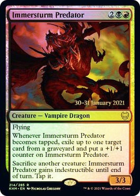 Magic: The Gathering MTG Single Immersturm Predator  [Kaldheim Prerelease Promos]