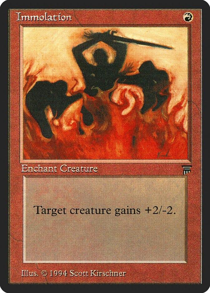 Magic: The Gathering MTG Single Immolation [Legends]
