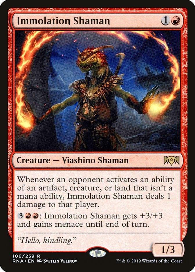 Magic: The Gathering MTG Single Immolation Shaman [Ravnica Allegiance]