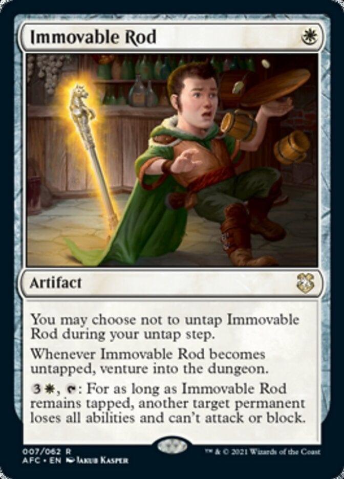 Magic: The Gathering MTG Single Immovable Rod [Dungeons & Dragons: Adventures in the Forgotten Realms Commander]