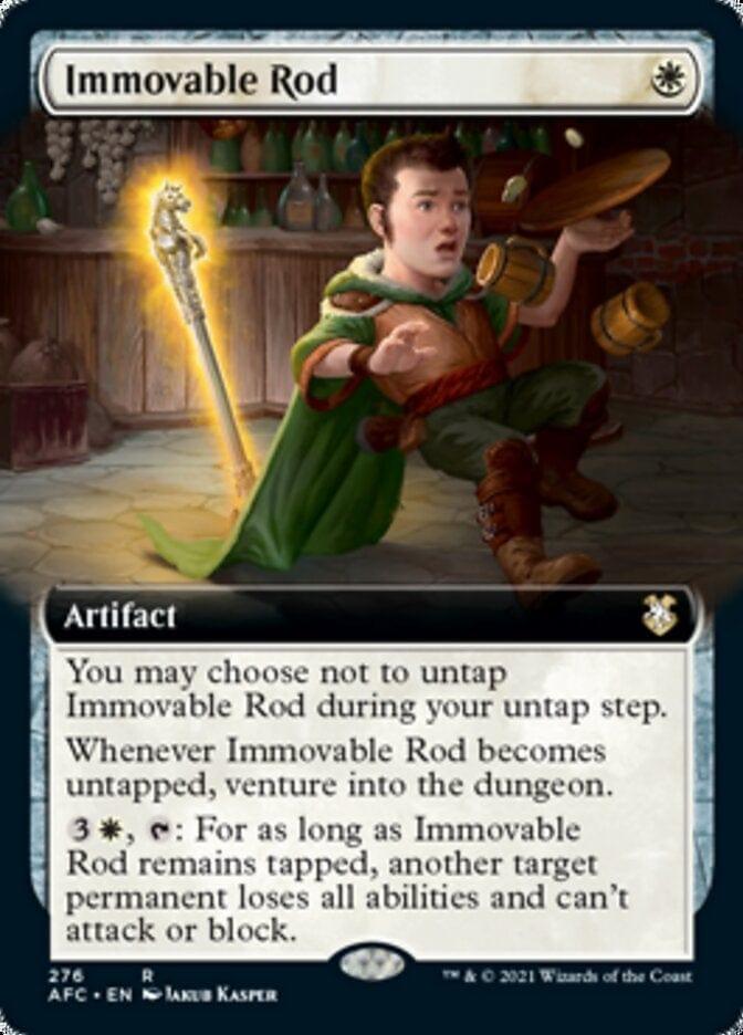 Magic: The Gathering MTG Single Immovable Rod (Extended) [Dungeons & Dragons: Adventures in the Forgotten Realms Commander]