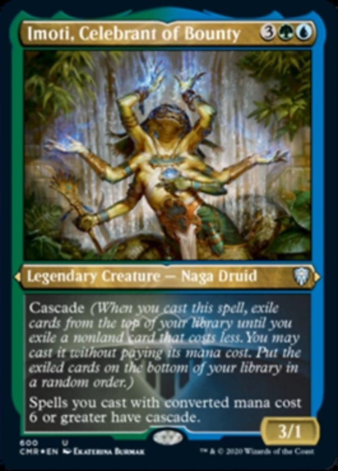 Magic: The Gathering MTG Single Imoti, Celebrant of Bounty [Commander Legends Etched]