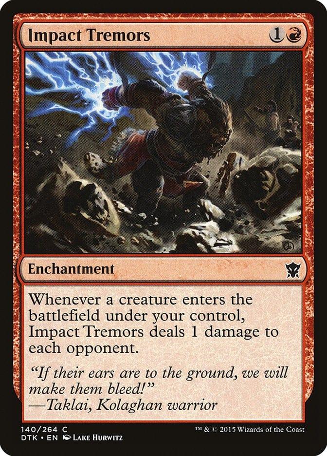 Magic: The Gathering MTG Single Impact Tremors [Dragons of Tarkir]
