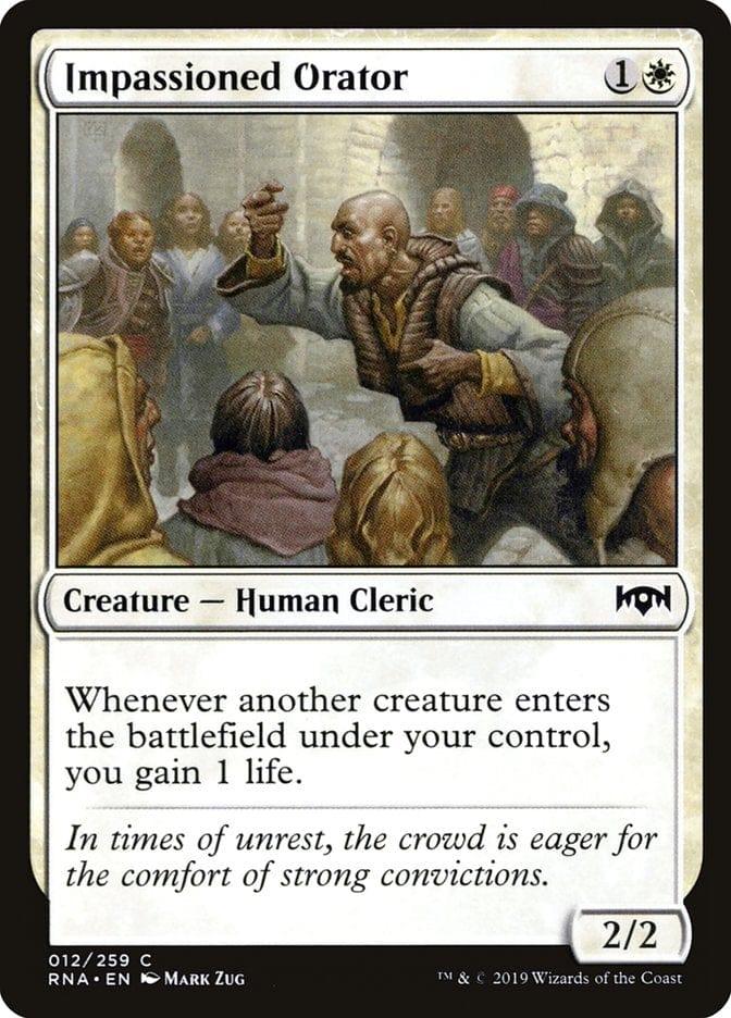 Magic: The Gathering MTG Single Impassioned Orator [Ravnica Allegiance]