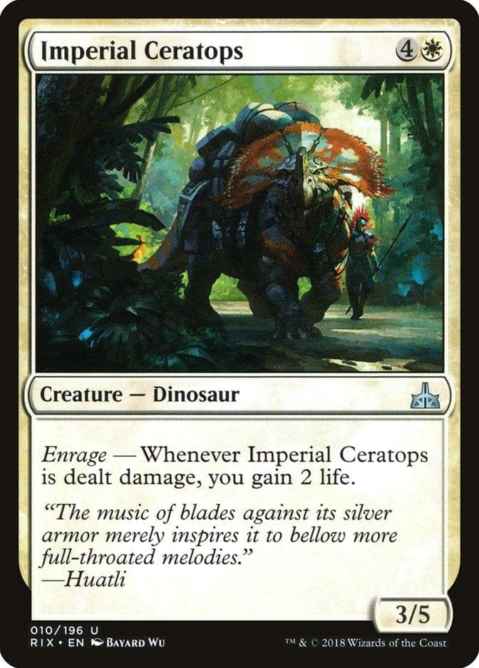 Magic: The Gathering MTG Single Imperial Ceratops [Rivals of Ixalan]