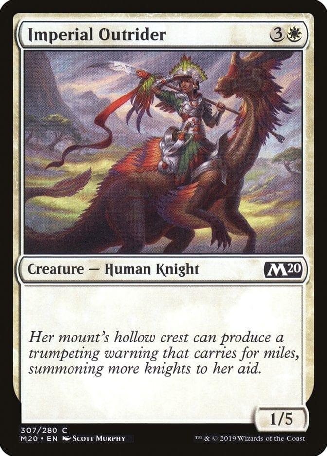 Magic: The Gathering MTG Single Imperial Outrider [Core Set 2020]