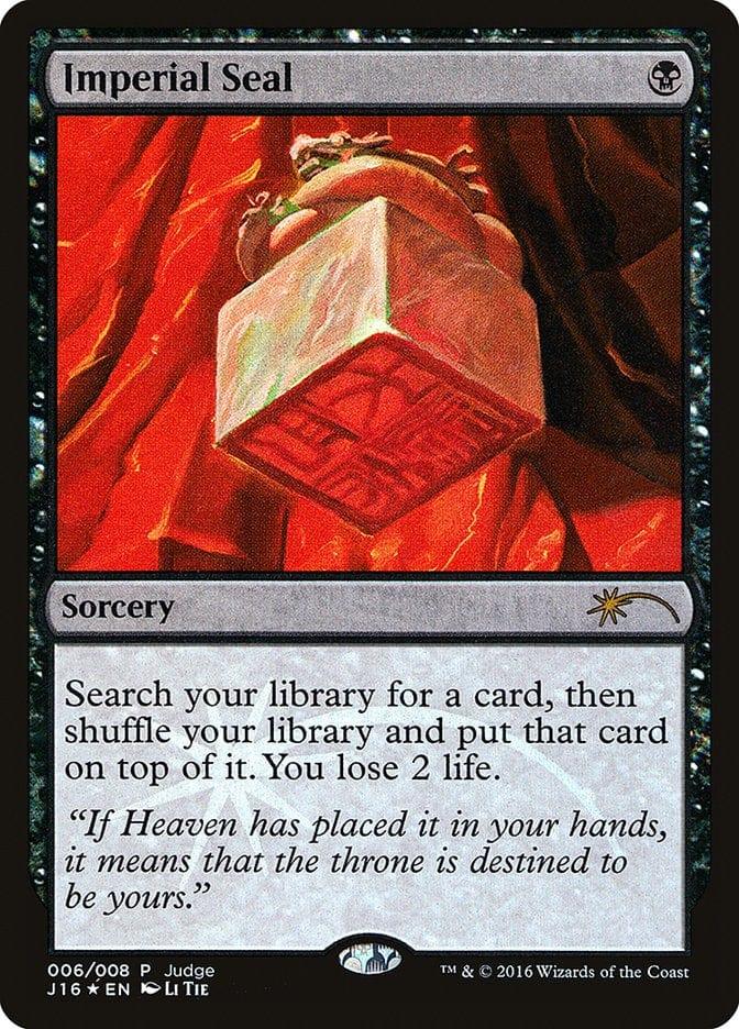 Magic: The Gathering MTG Single Imperial Seal [Judge Gift Cards 2016]