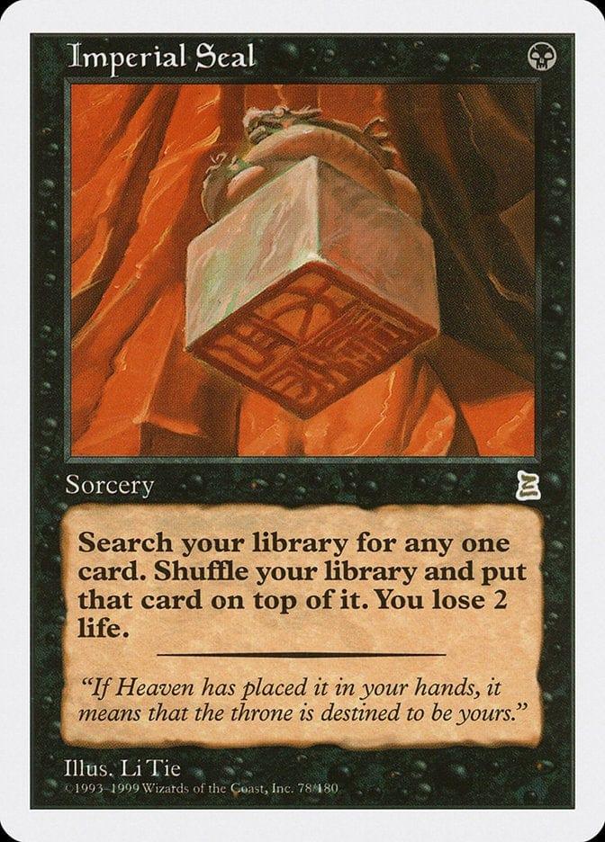 Magic: The Gathering MTG Single Imperial Seal [Portal Three Kingdoms]