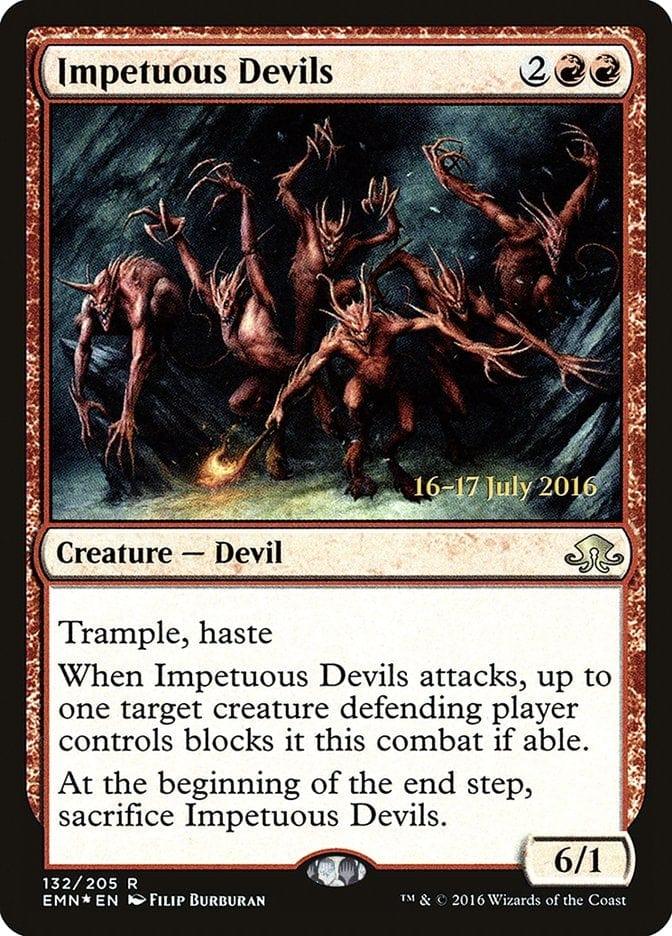 Magic: The Gathering MTG Single Impetuous Devils  [Eldritch Moon Prerelease Promos]