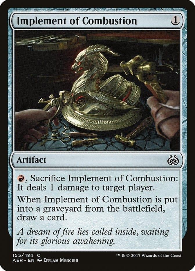 Magic: The Gathering MTG Single Implement of Combustion [Aether Revolt]
