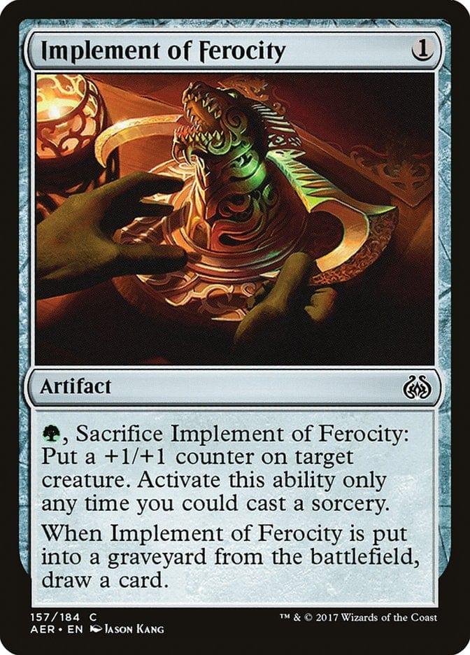 Magic: The Gathering MTG Single Implement of Ferocity [Aether Revolt]