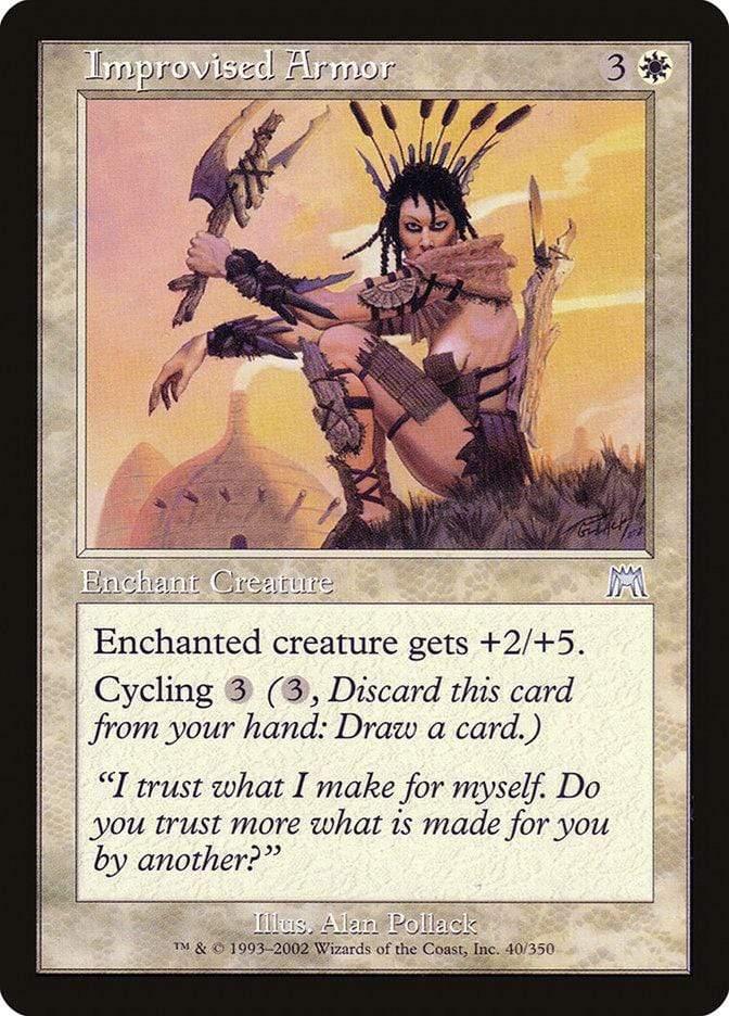 Magic: The Gathering MTG Single Improvised Armor [Onslaught]